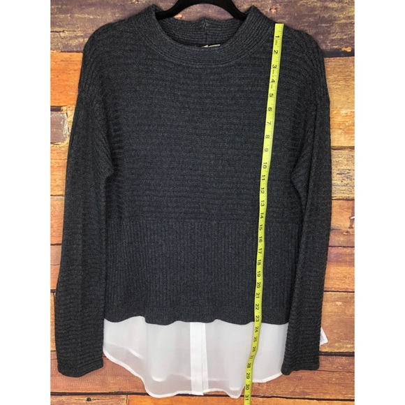 MOTH For Anthropologie Layered Mock Wool Blend - Picture 2 of 8